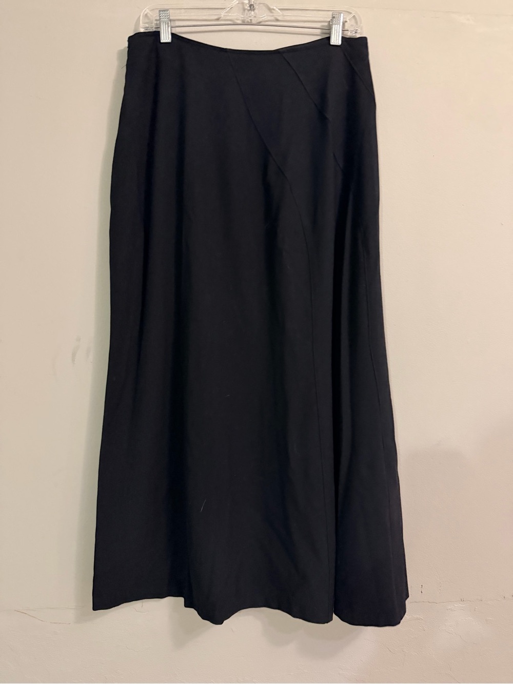 Worthington Black Maxi Skirt with Subtle Seamed Panels